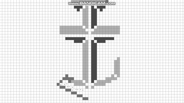 Как нарисовать эмблему игры World of Warships по клеточкам//Pixel Art(1 ЧАСТЬ) смотреть онлайн