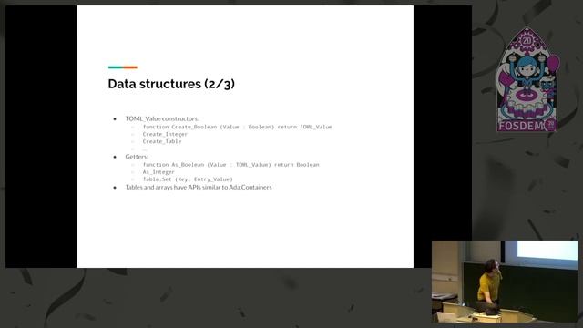 Ada TOML a TOML Parser for Ada FOSDEM 2020 смотреть онлайн