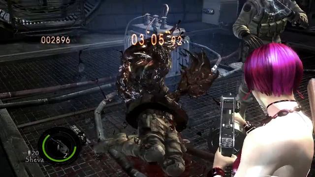Resident Evil 5 mod PC Sheva Pink caucasian смотреть онлайн