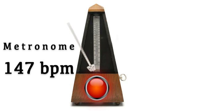 Metronome 147 bpm 🎼 смотреть онлайн