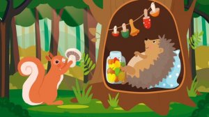 Ежевичка. Колыбельная песенка про ежика и ежевику.