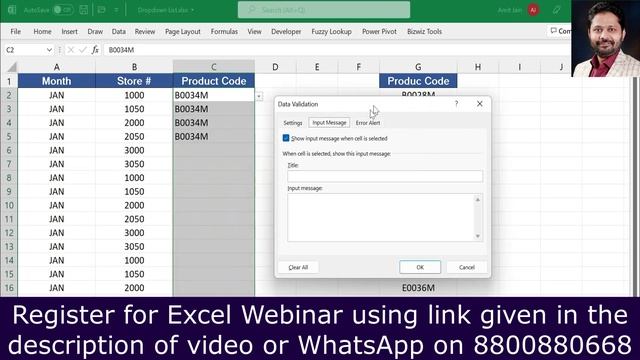 How to Create Drop Down List in Excel смотреть онлайн