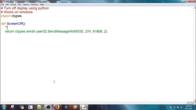 Python Turn Screen Off or On смотреть онлайн