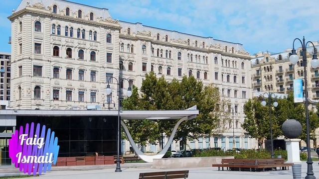 Баку Зимний сад Улица Физули (Басина) смотреть онлайн