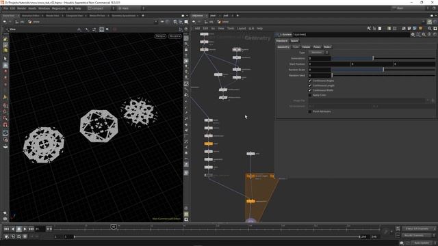 Realistic CG Snowflakes - Free Houdini Tutorial смотреть онлайн