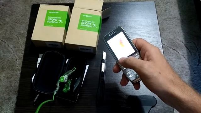 AUSDOM S10 качественные блютус наушники распаковка unboxing смотреть онлайн