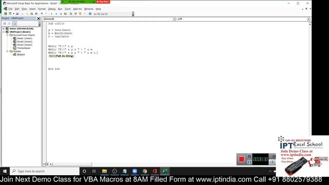 VBA Macros Programming in Hindi - Live Online смотреть онлайн