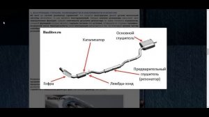 Резонатор глушителя. Принцип работы, строение и виды