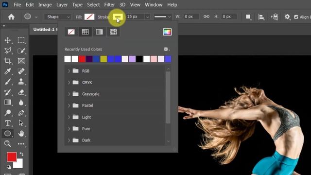 Photoshop Tutorial : How to Draw a Circle Without Fill смотреть онлайн