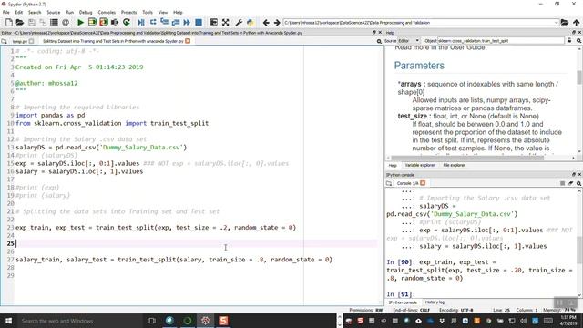 How to Split a Dataset into Training and Test Sets in Python with Anaconda Spyder смотреть онлайн