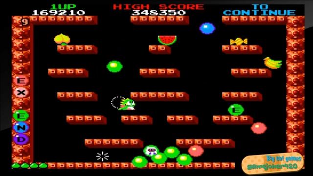 Arcade Archives BUBBLE BOBBLE gameplay PS4 HD смотреть онлайн