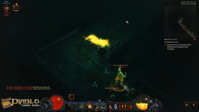 Diablo 3 RoS - Manglemaw Runs For Legendary Drops смотреть онлайн
