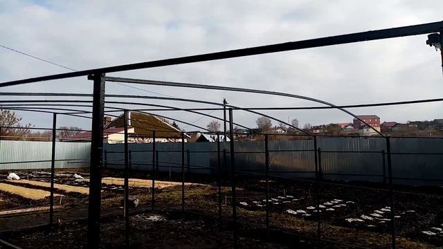 Теплица из ПРОФИЛЬНОЙ ТРУБЫ. Сборка КАРКАСА. ПОКРАСКА. 07.03.2020г. смотреть онлайн