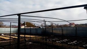 Теплица из ПРОФИЛЬНОЙ ТРУБЫ. Сборка КАРКАСА.  ПОКРАСКА. 07.03.2020г.