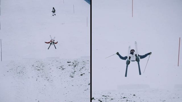 Этапы Кубка мира по фристайлу, тренировочный день / FIS Freestyle Ski World Cup Stages, training смотреть онлайн