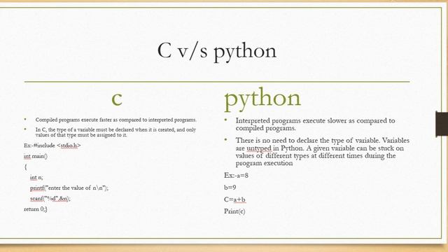 C vs Python смотреть онлайн