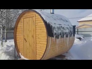 Вечные бани отзывы. Баня бочка 2м