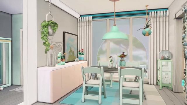 ?? Azure Villa for Lovers | No CC | The Sims 4: My Wedding Stories | Stop Motion Build смотреть онлайн
