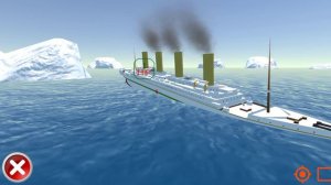 британик тонет игра ocean liner