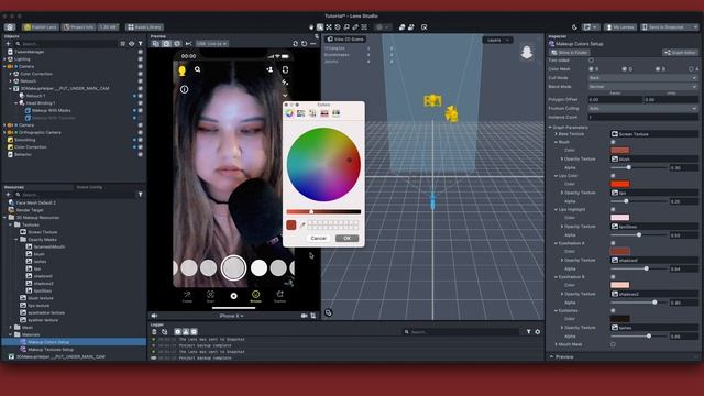 LENS STUDIO TUTORIAL - New 3D Makeup Helper смотреть онлайн