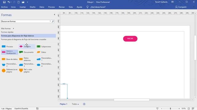 Como hacer un Diagrama de Flujo en Visio смотреть онлайн