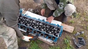 Процес разборки движка Ямз-536. К-525 #Кирюша