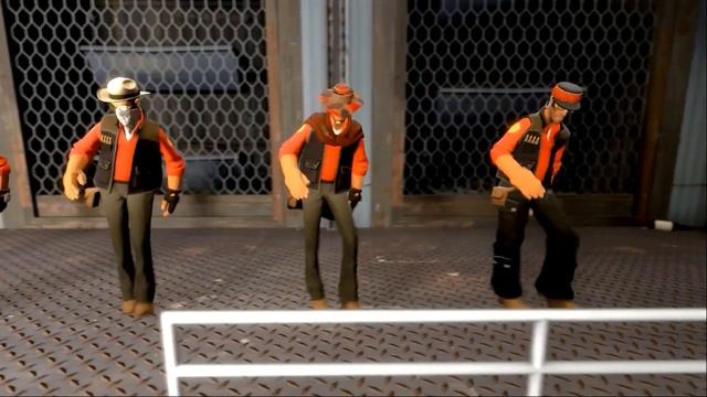 SFM/TF2 - RED Sniper Dance Extended (STBlackST) From Very Unusual Trouble