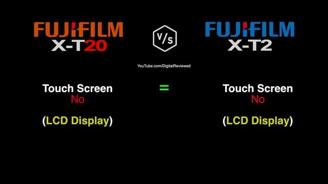 FujiFilm X-T20 Vs FujiFilm X-T2