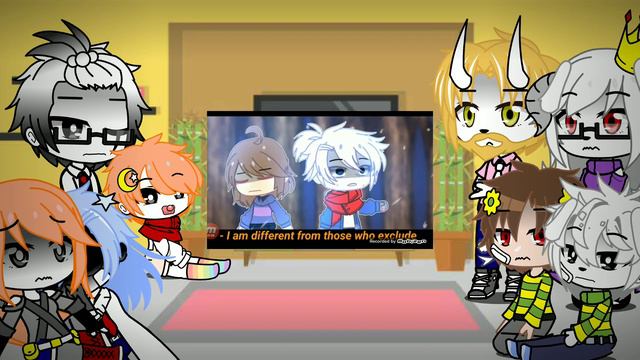 past Undertale react to ??? /my AU/leer Descripción/Read Description смотреть онлайн