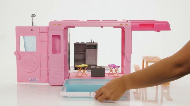 Игровой набор с куклой Барби GHL93 дом мечты на колесах (раскладной) Barbie Mattel смотреть онлайн