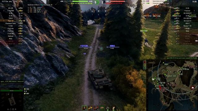 ОПАСНАЯ, но ВЕСЁЛАЯ ПОЗИЦИЯ на Фьорды! «Стоп» для врага! Для лёгкого танка Wot World Of Tanks