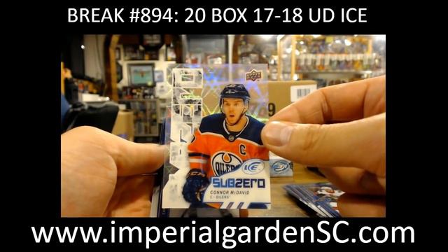 CASE BREAK #894 : MAIN: 20 BOX CASE MASTER BREAK 17-18 UD ICE HOBBY HOCKEY NHL смотреть онлайн