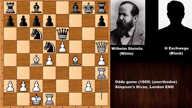 3 Double Check in a Row: Wilhelm Steinitz vs H Eschwege (1869) смотреть онлайн