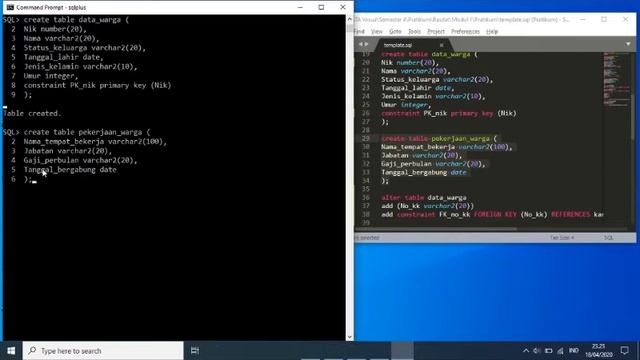 Modul 1 - Membuat User, Tablespace dan Table Database Menggunakan Oracle 11g смотреть онлайн