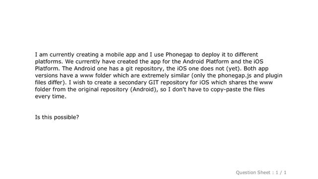 iOS : GIT: Two different repositories with one shared folder смотреть онлайн