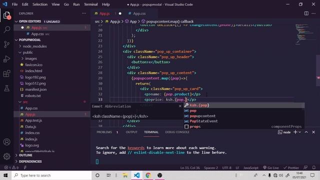How to create popup modal in react js смотреть онлайн