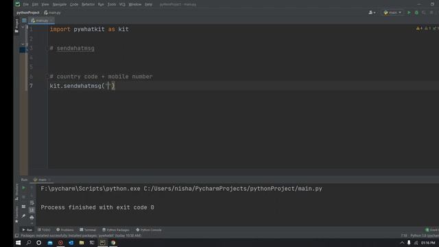 Schedule WhatsApp Message | Python Tricks | Schedule WhatsApp message using python смотреть онлайн