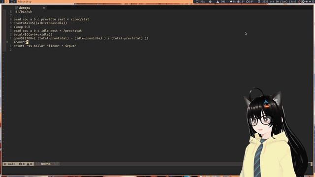 Configura una barra de estado para suckless dwm! (sin dwmblocks) смотреть онлайн