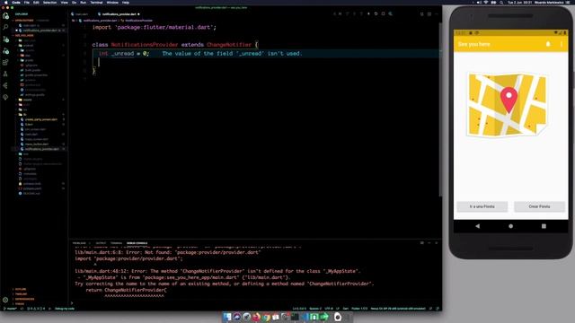 Flutter PUSH Notifications con Firebase Messaging смотреть онлайн