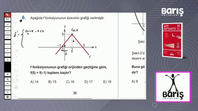 İntegral Kazanım Bakış Test-12 Barış Yayınları Ayt Matematik Soru Bankası смотреть онлайн