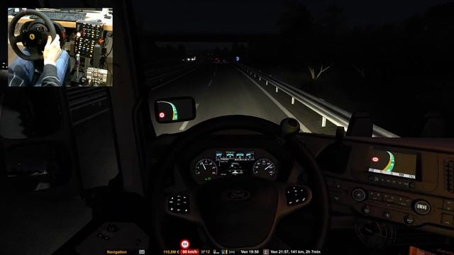 ETS2 1.48.5 - Ford F-Max - 500cv - Excavator (21T) from (I) Rome to Livourne смотреть онлайн