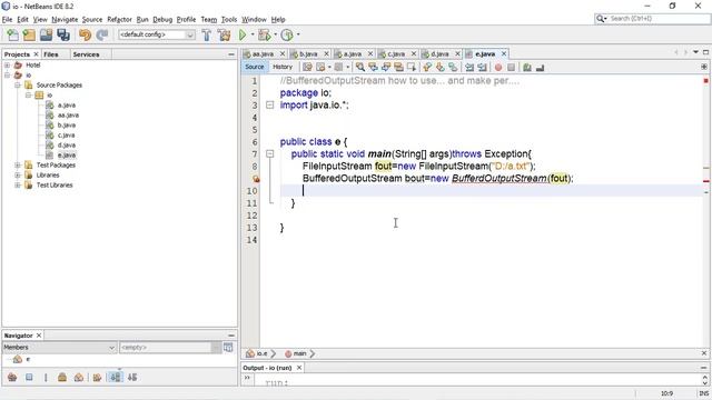 File handling in java [java.io] BufferedOutputStream Full tutorial video with best example in java смотреть онлайн