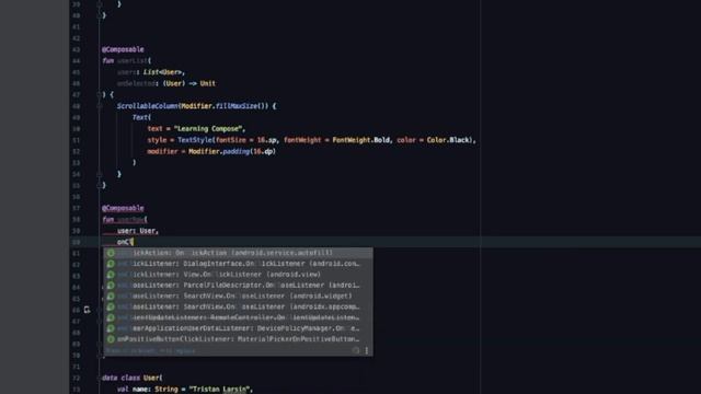 Jetpack Compose - Scrollable List | Learn Compose смотреть онлайн