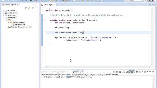 Mastering Java Programming(Section 14 -Declaring and Using Floating Point Variables) смотреть онлайн