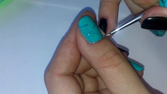 Дизайн ногтей текстура бирюзы гель лаком смотреть онлайн