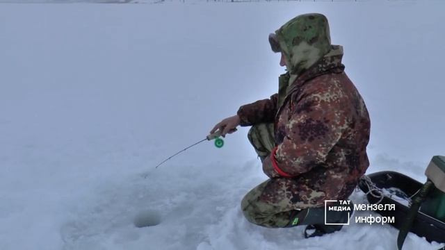 Открытые соревнования по спортивной ловли рыбы со льда "Мензелинск 2021" смотреть онлайн