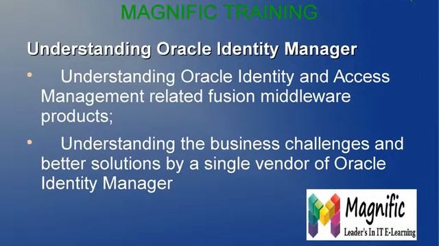 Live Oracle Identity Manager (IDM) Online Training смотреть онлайн
