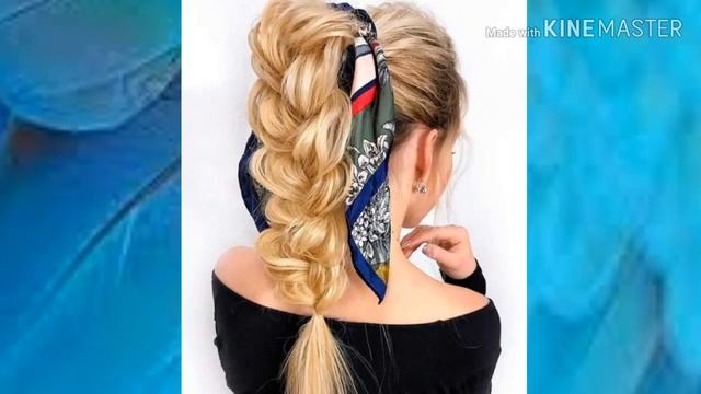 МОДНЫЕ ПРИЧЕСКИ С ПЛАТКОМ. ПЛАТОК-МОДНЫЙ ТРЕНД 2019 смотреть онлайн