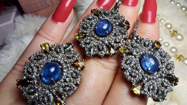 ТАНЗАНИТЫ ???КОРОЛЕВСКОЕ КОПИ КАМНЕЙ В БУСАХ,ГАРНИТУРЕ И КОЛЬЦАХ ???? смотреть онлайн