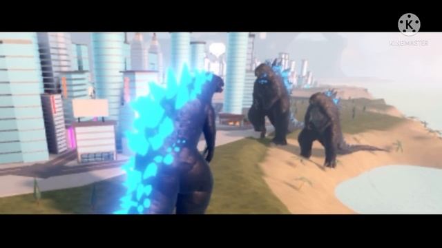 GODZILLA 2019 VS GODZILLA 2021 AND 2014!! | Roblox Kaiju Universe смотреть онлайн